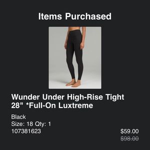 Lululemon Leggings